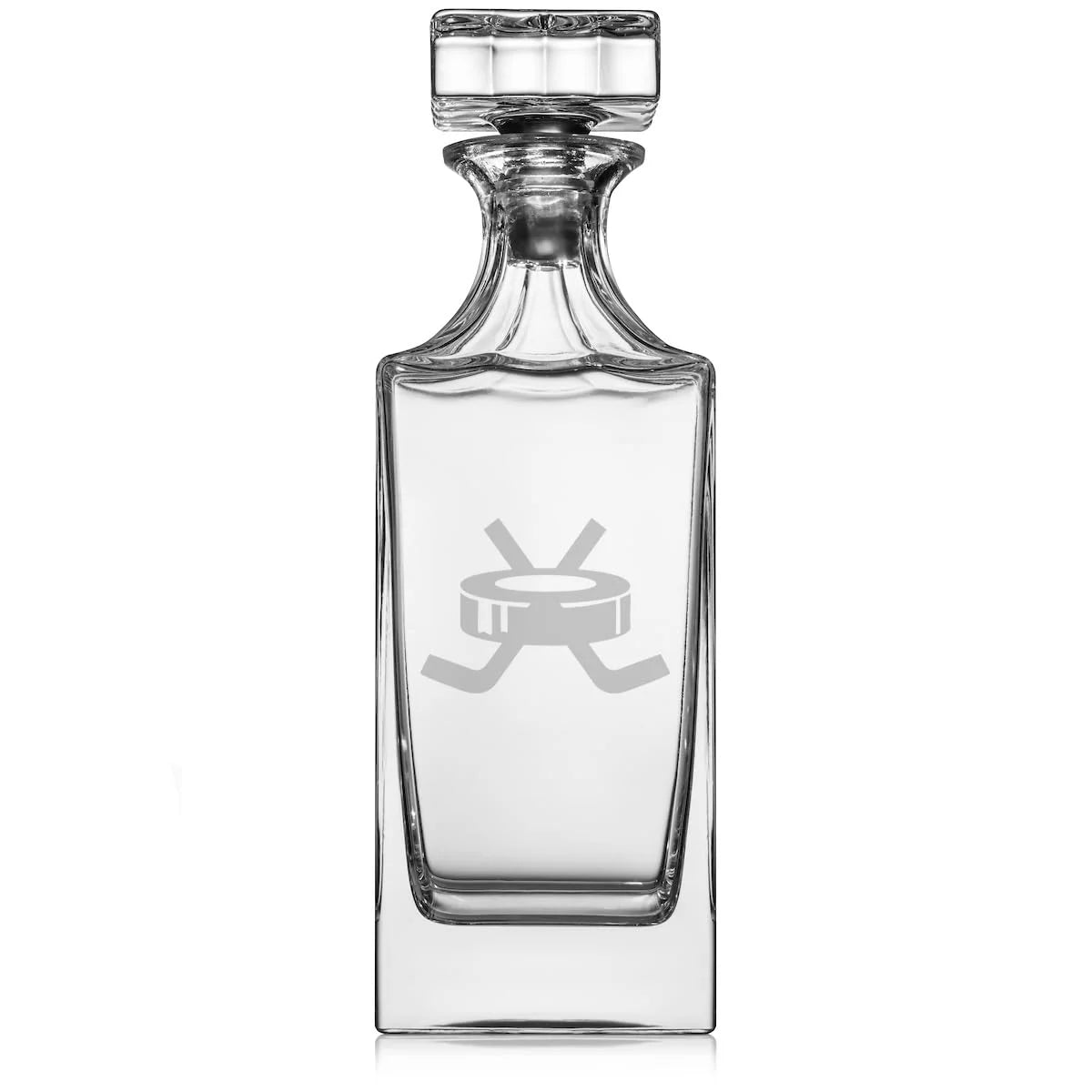 30 oz Glass Whiskey Decanter with Glass Stopper J6169