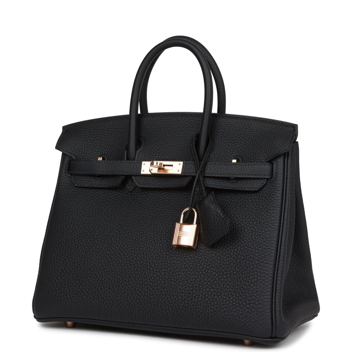 Birkin 25 Caban Togo Rose Gold Hardware Y147675