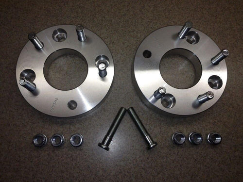 2 Pieces 1" 25mm 5 Lug Conversion Adapters with Open End Nuts Bolt Pattern 4x100 to 5x100 Center Bore 57.1mm 12mm x 1.5 Stud T21658