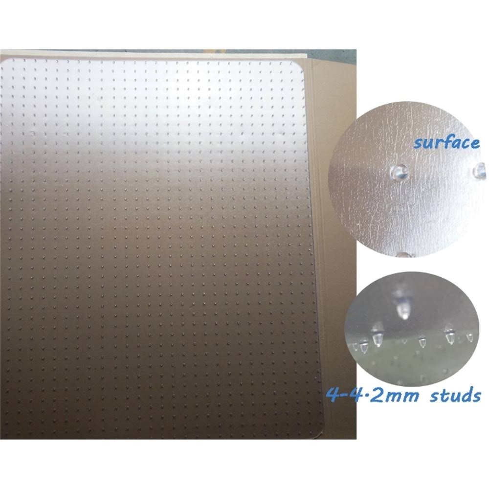 Clear PVC Carpet Floor Office Chair Mat B1595